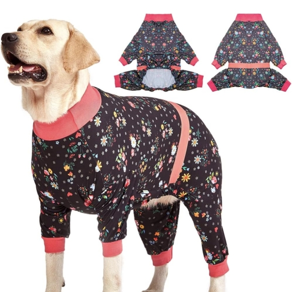 🐾 LovinPet Big Dog Pajamas, Post Surgery Onesie for Large Breed Dogs, M - Picture 2 of 11